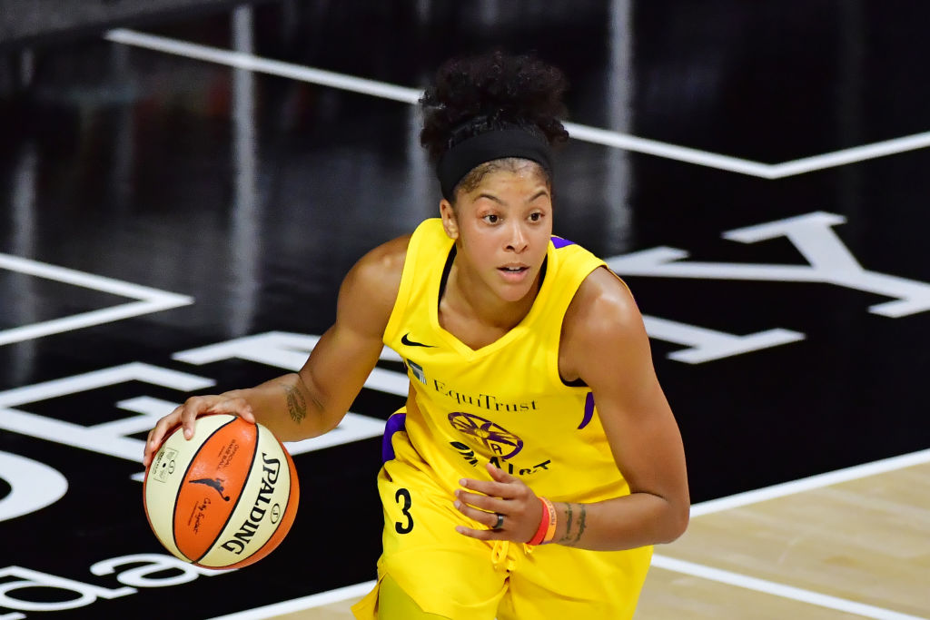 Candace Parker of the Los Angeles Sparks