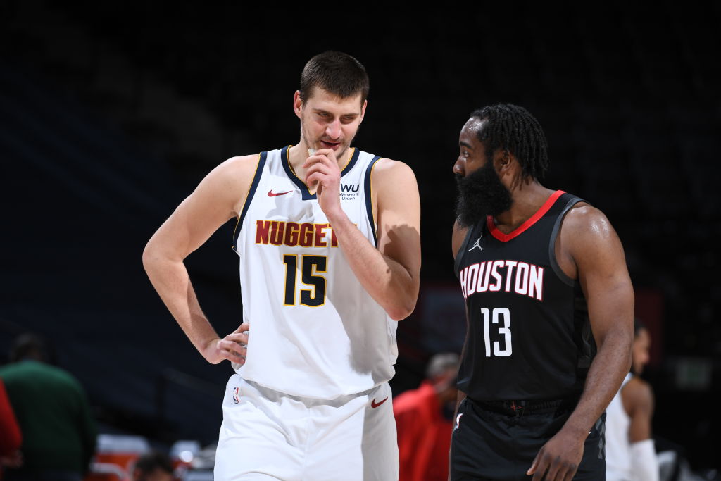 James Harden, Houston Rockets, Nikola Jokic, Denver Nuggets