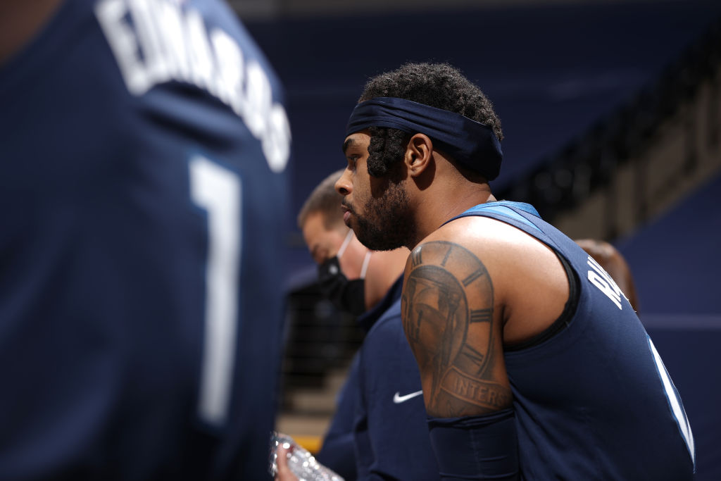 D'Angelo Russell of the Minnesota Timberwolves