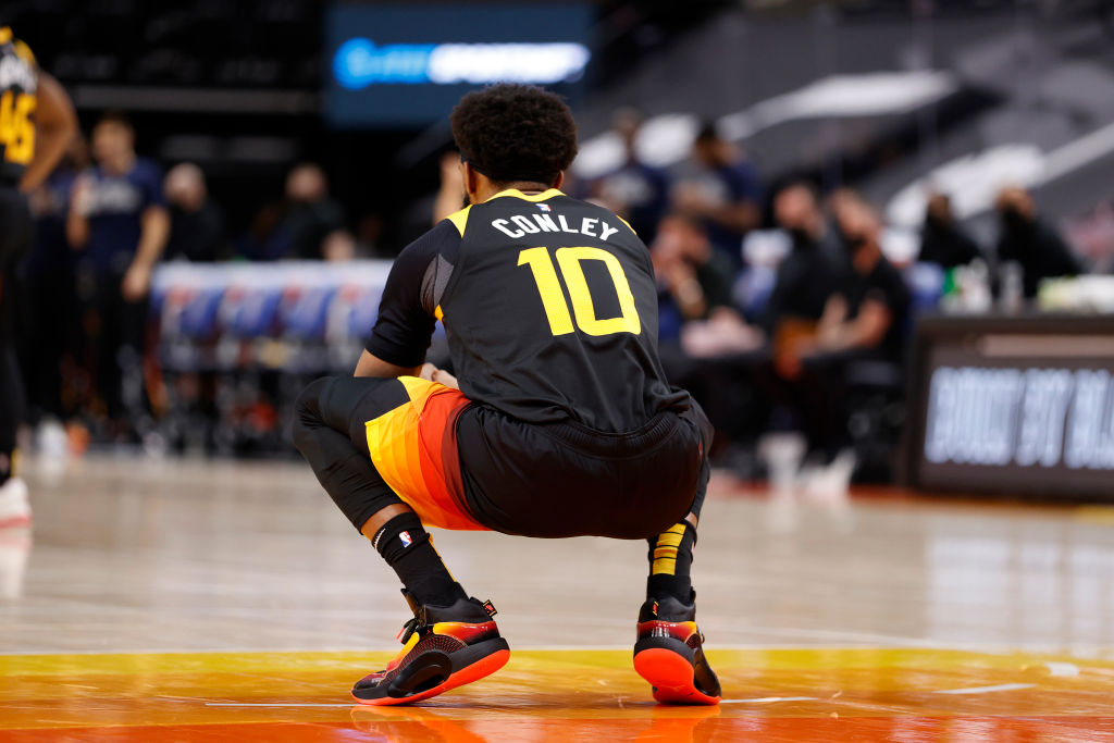 Mike Conley of the Utah Jazz