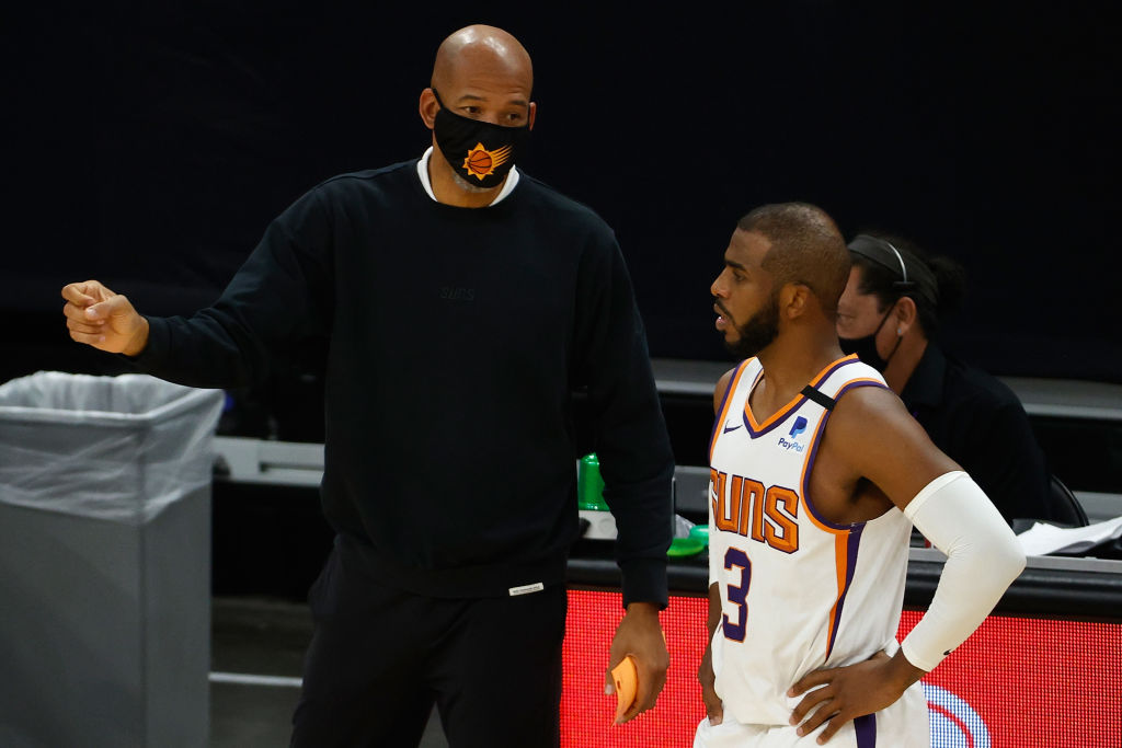 Monty Williams of the Phoenix Suns