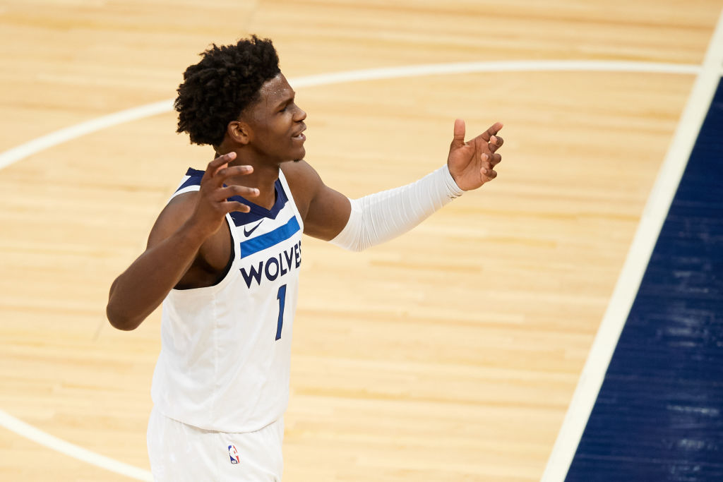 Anthony Edwards of the Minnesota Timberwolves