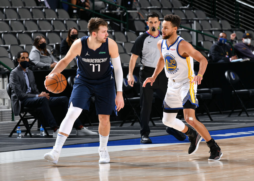 Stephen Curry, Luka Doncic, Golden State Warriors, Dallas Mavericks