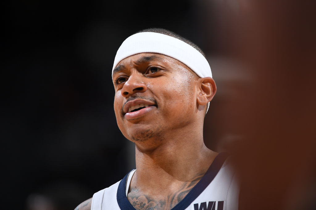 Isaiah Thomas of the New Orleans Pelicans