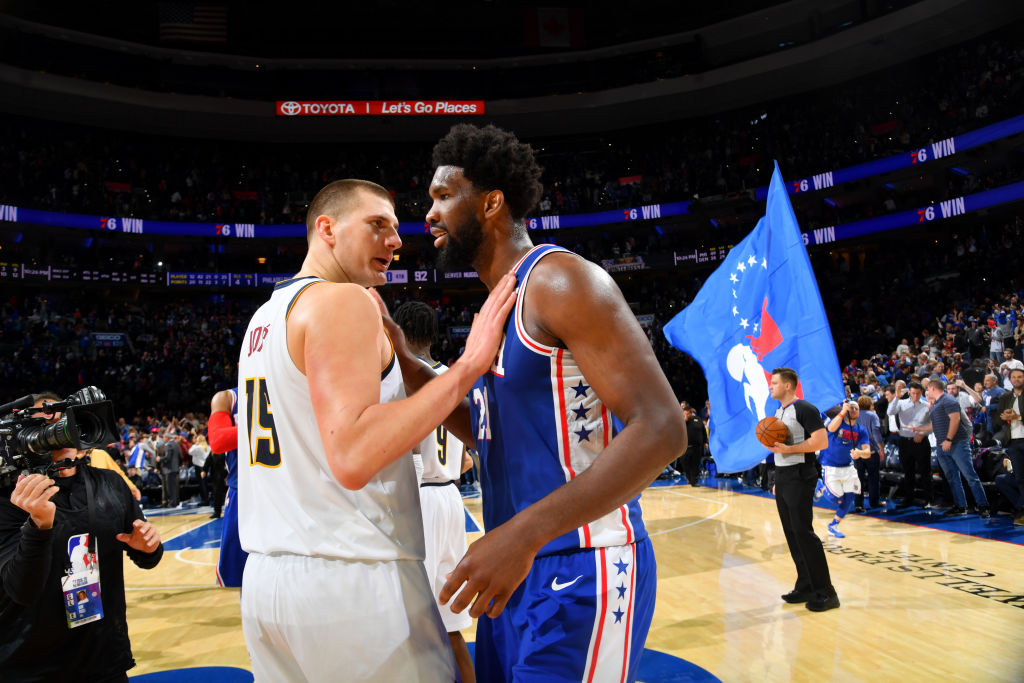 Joel Embiid of the Philadelphia 76ers