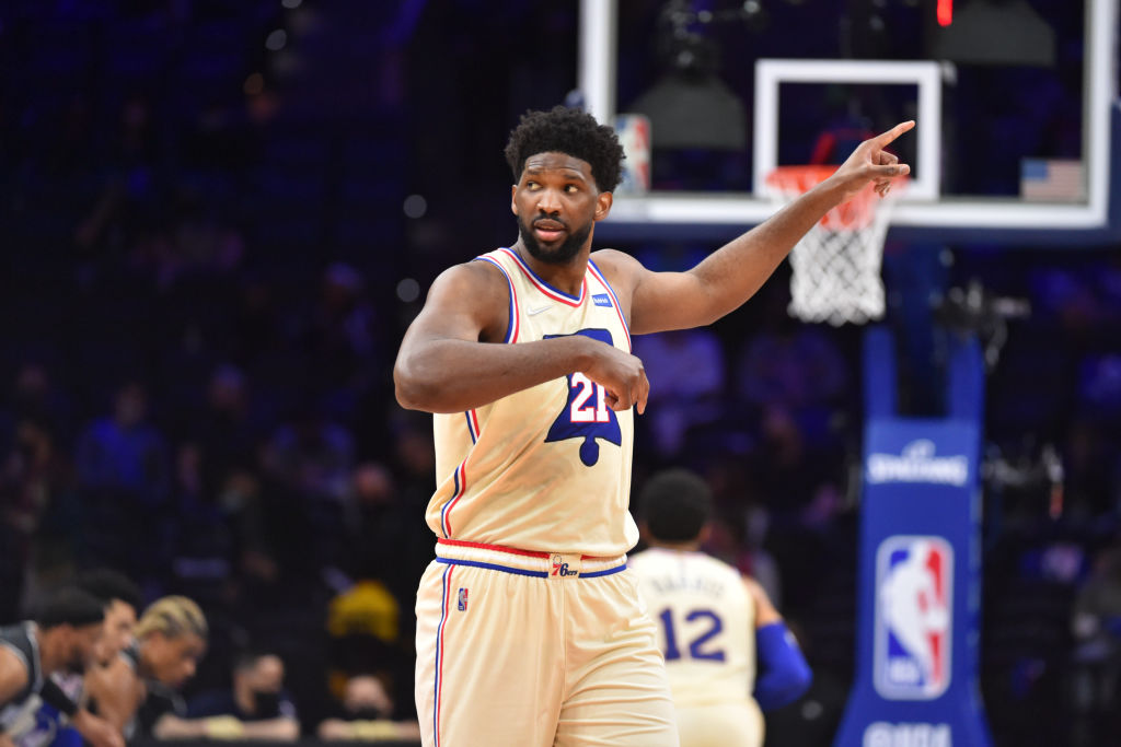 Joel Embiid of the Philadelphia 76ers