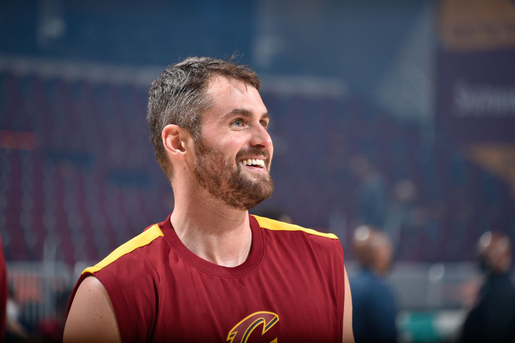 Kevin Love of the Cleveland Cavaliers