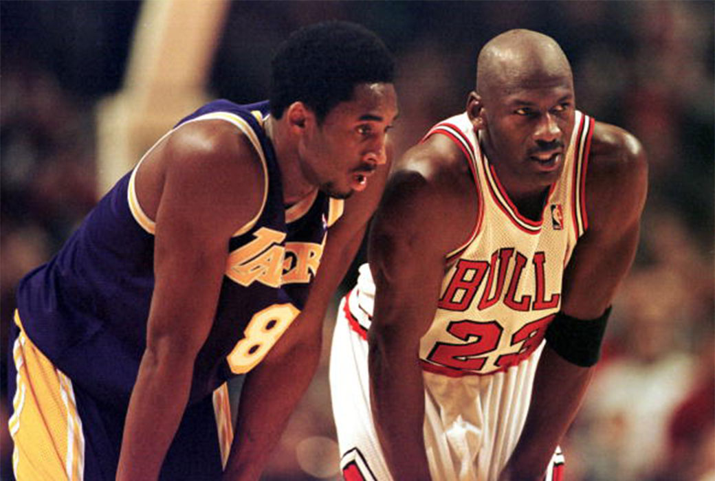 Michael Jordan and Kobe Bryant