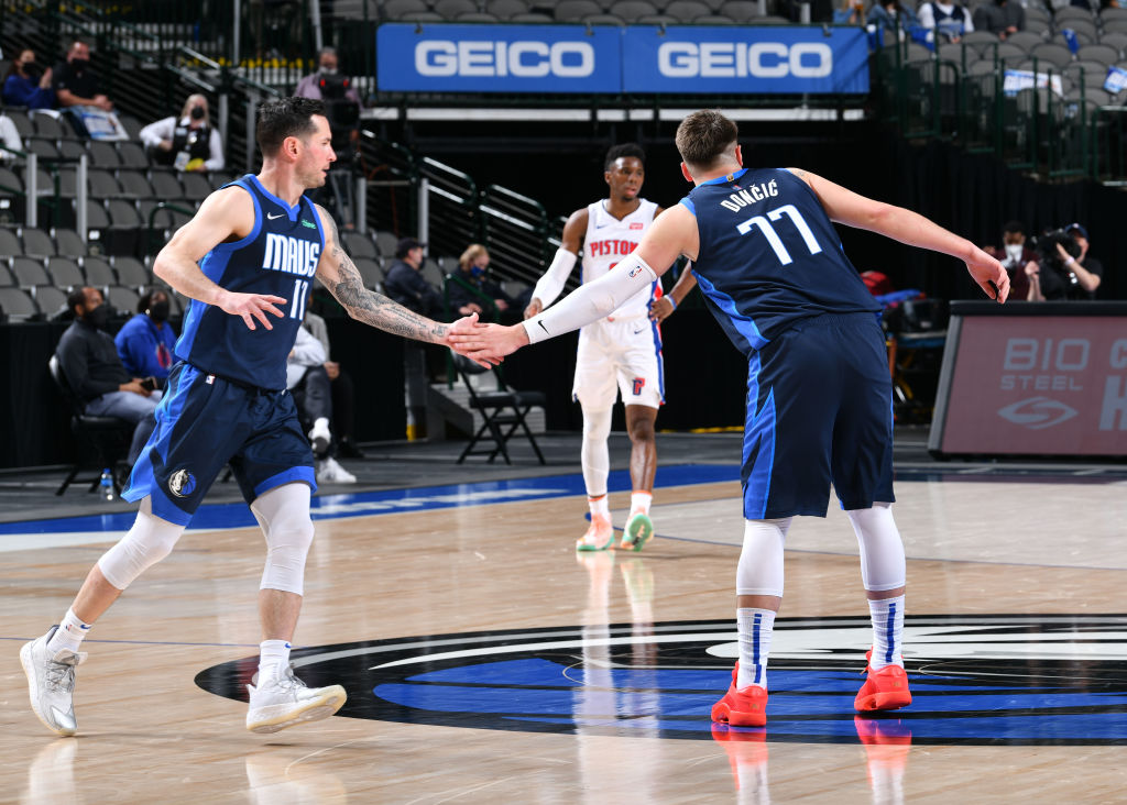 JJ Redick of the Dallas Mavericks