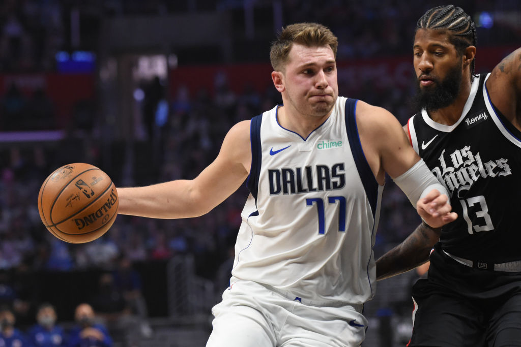 Luka Doncic of the Dallas Maverickss