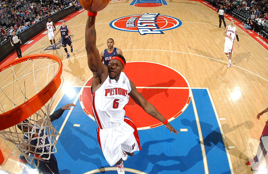Ben Wallace of the Detroit Pistons