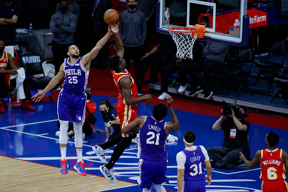 Ben Simmons, Joel Embiid, Clint Capela