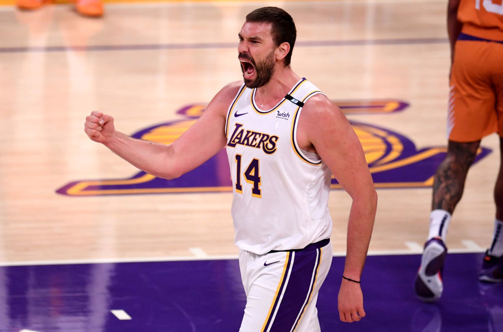 Marc Gasol of the Los Angeles Lakers