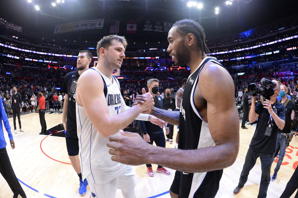 Luka Doncic and Kawhi Leonard
