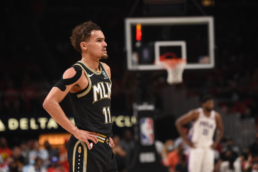 Trae Young, Joel Embiid, Atlanta Hawks