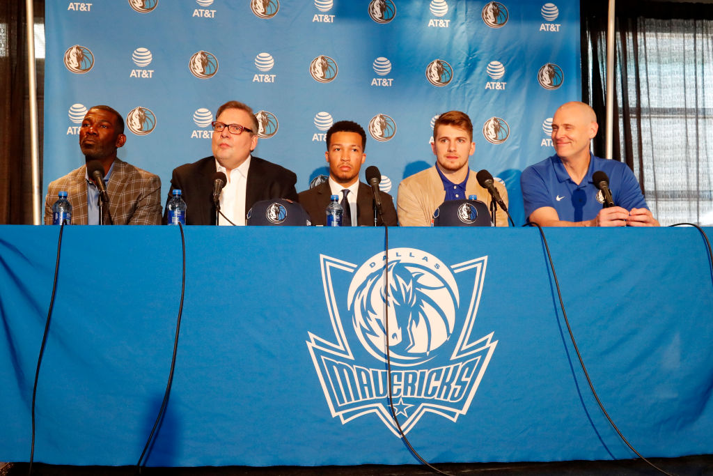 Luka Doncic and Donnie Nelson