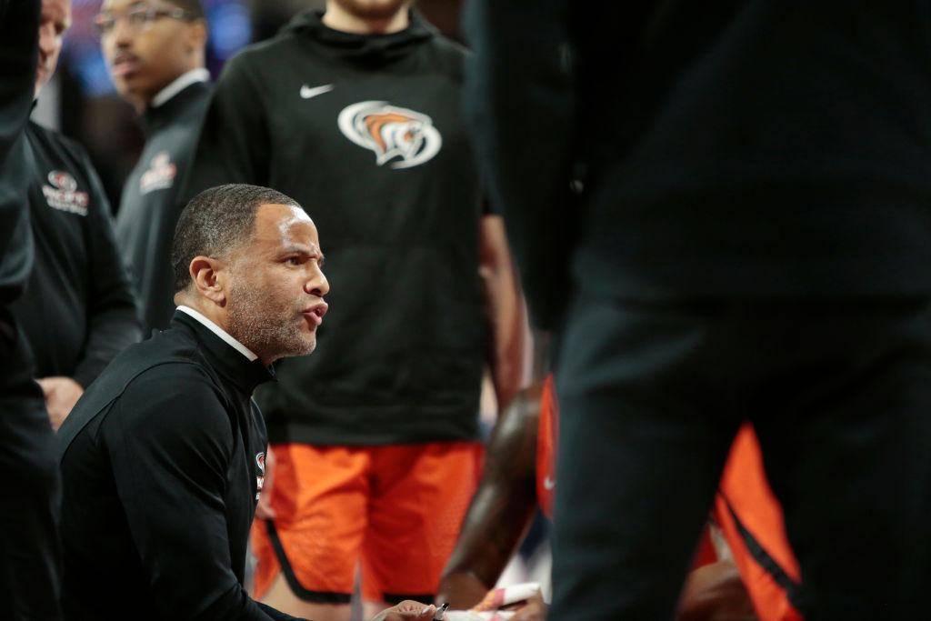 Damon Stoudamire of the Boston Celtics