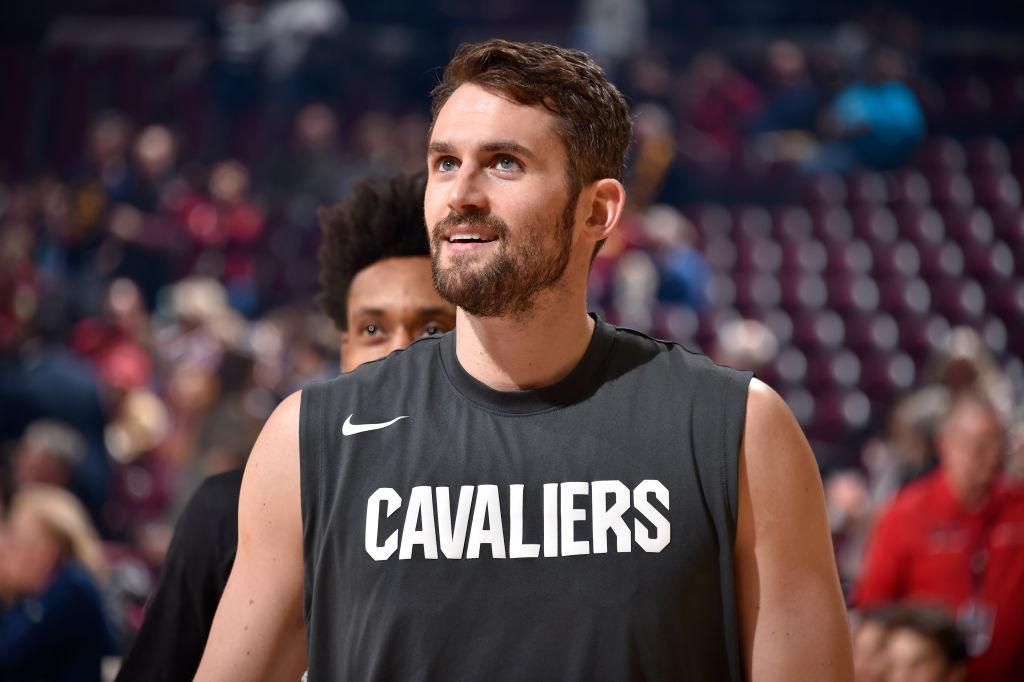 Kevin Love of the Cleveland Cavaliers