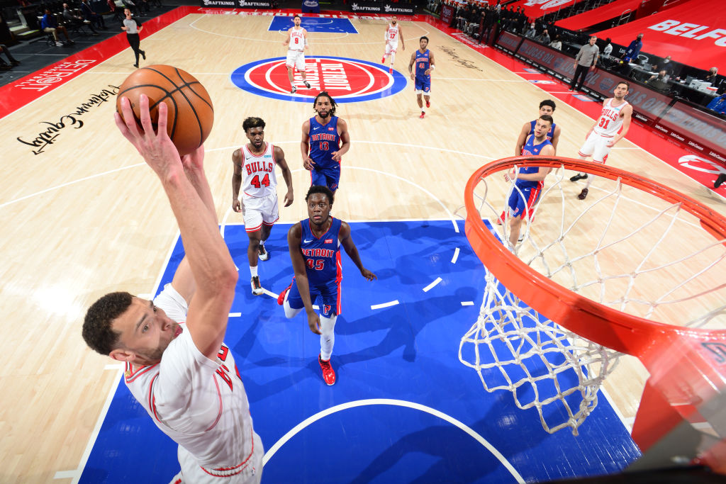 Zach LaVine of the Chicago Bulls