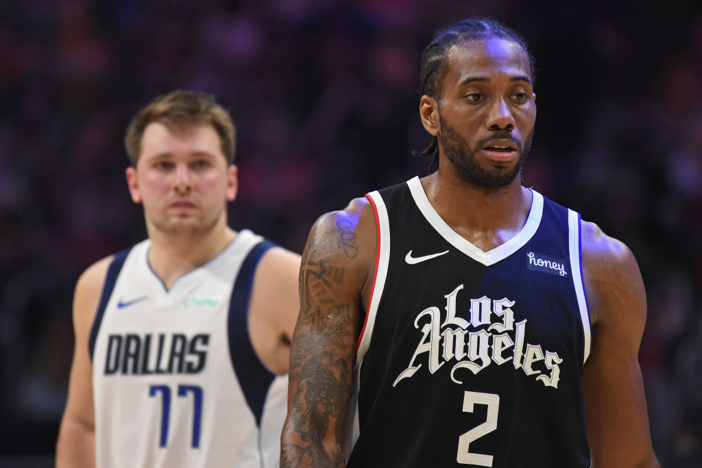 Kawhi Leonard and Luka Doncic