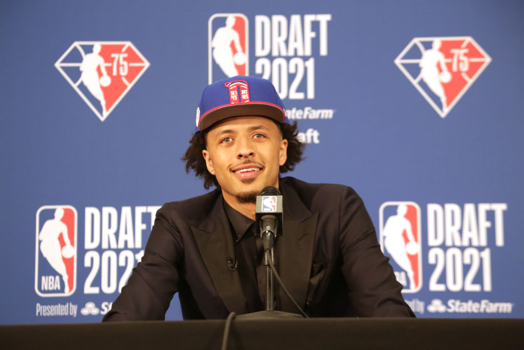 Cade Cunningham of the Detroit Pistons