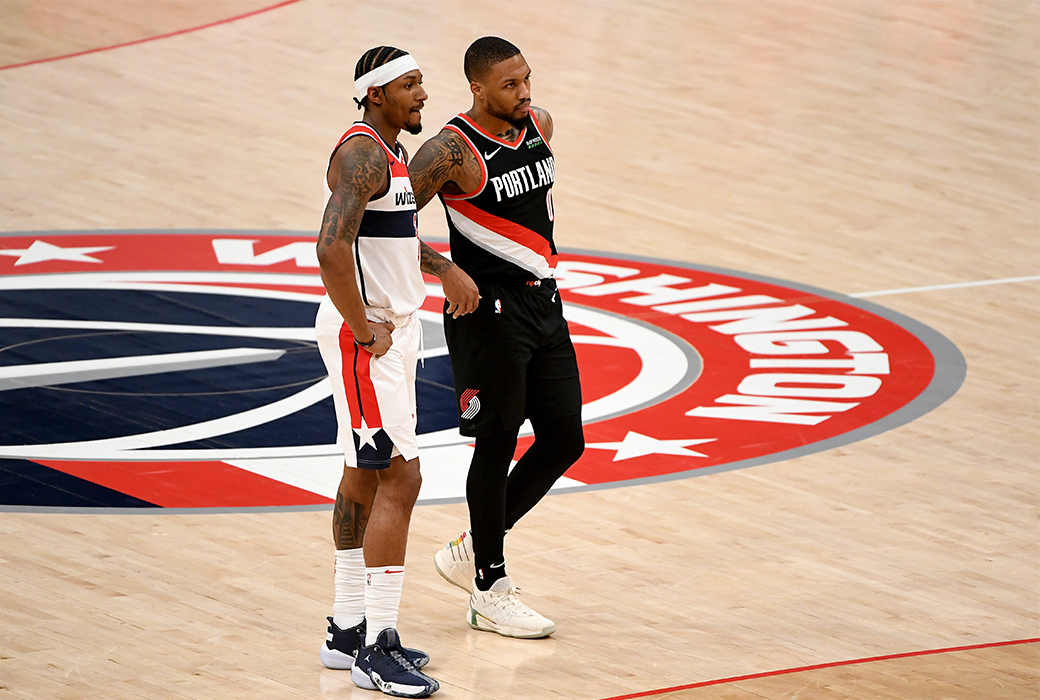 bradley beal, damian lillard