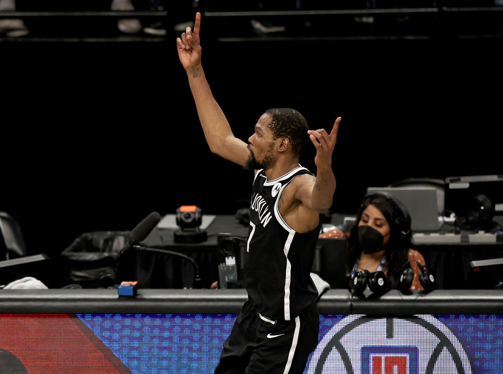 Kevin Durant of the Brooklyn Nets