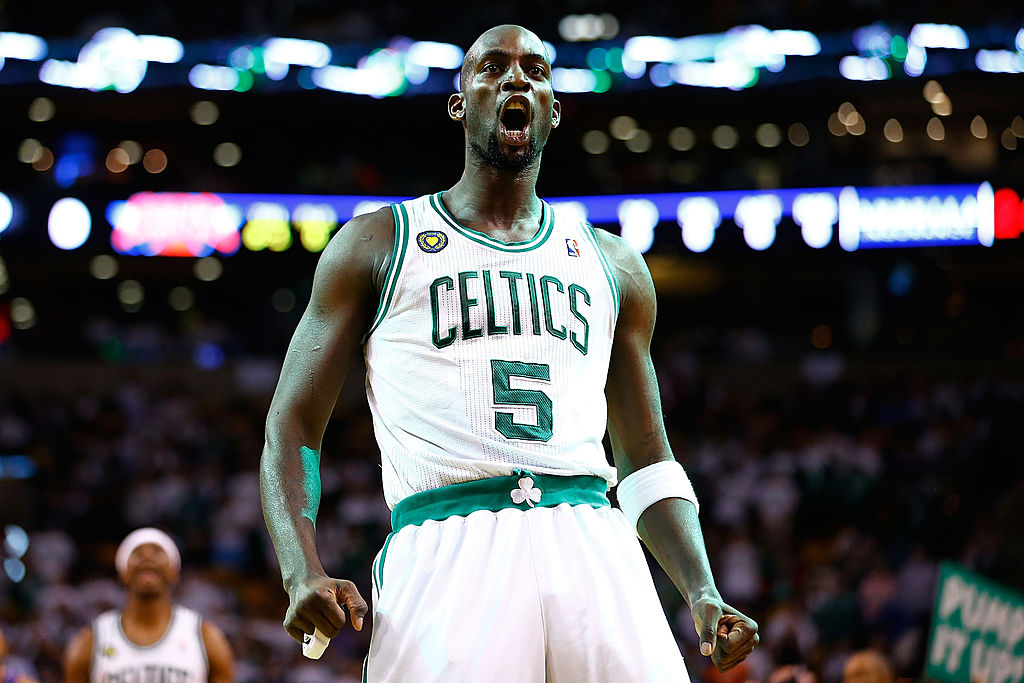 Kevin Garnett of the Boston Celtics