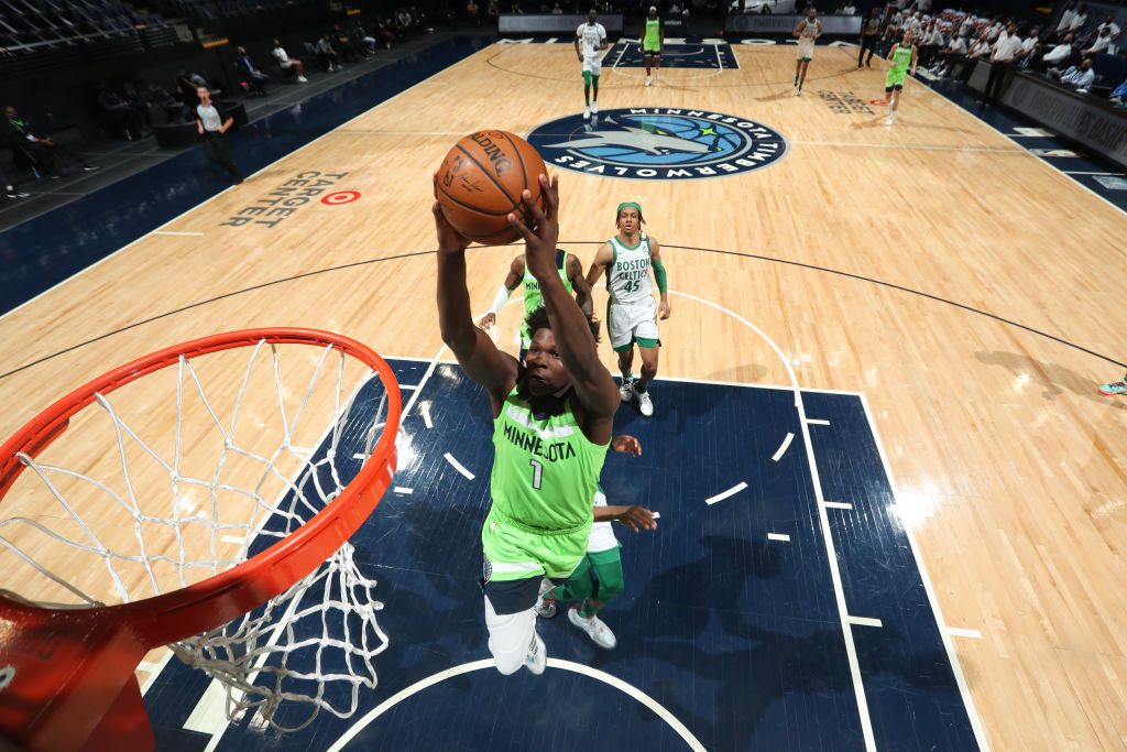 Anthony Edwards of the Minnesota Timberwolves
