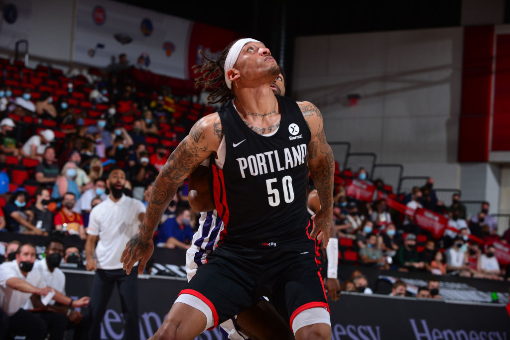 Michael Beasley of the Portland Trail Blazers
