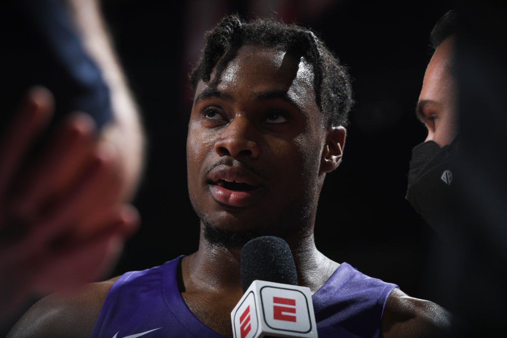 Davion Mitchell of the Sacramento Kings