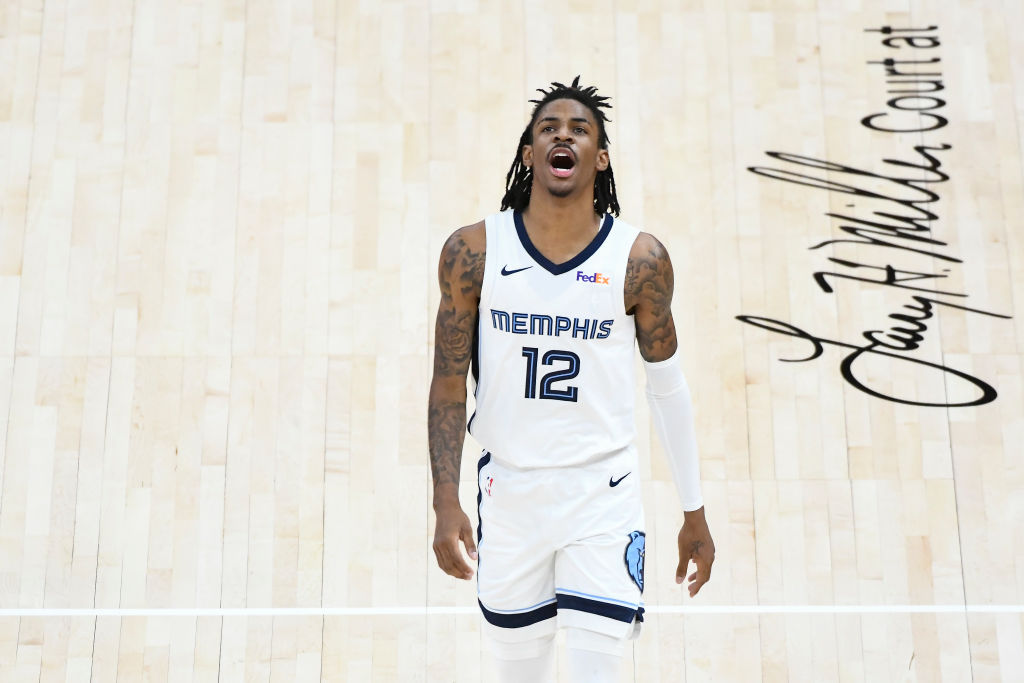 Ja Morant of the Memphis Grizzlies