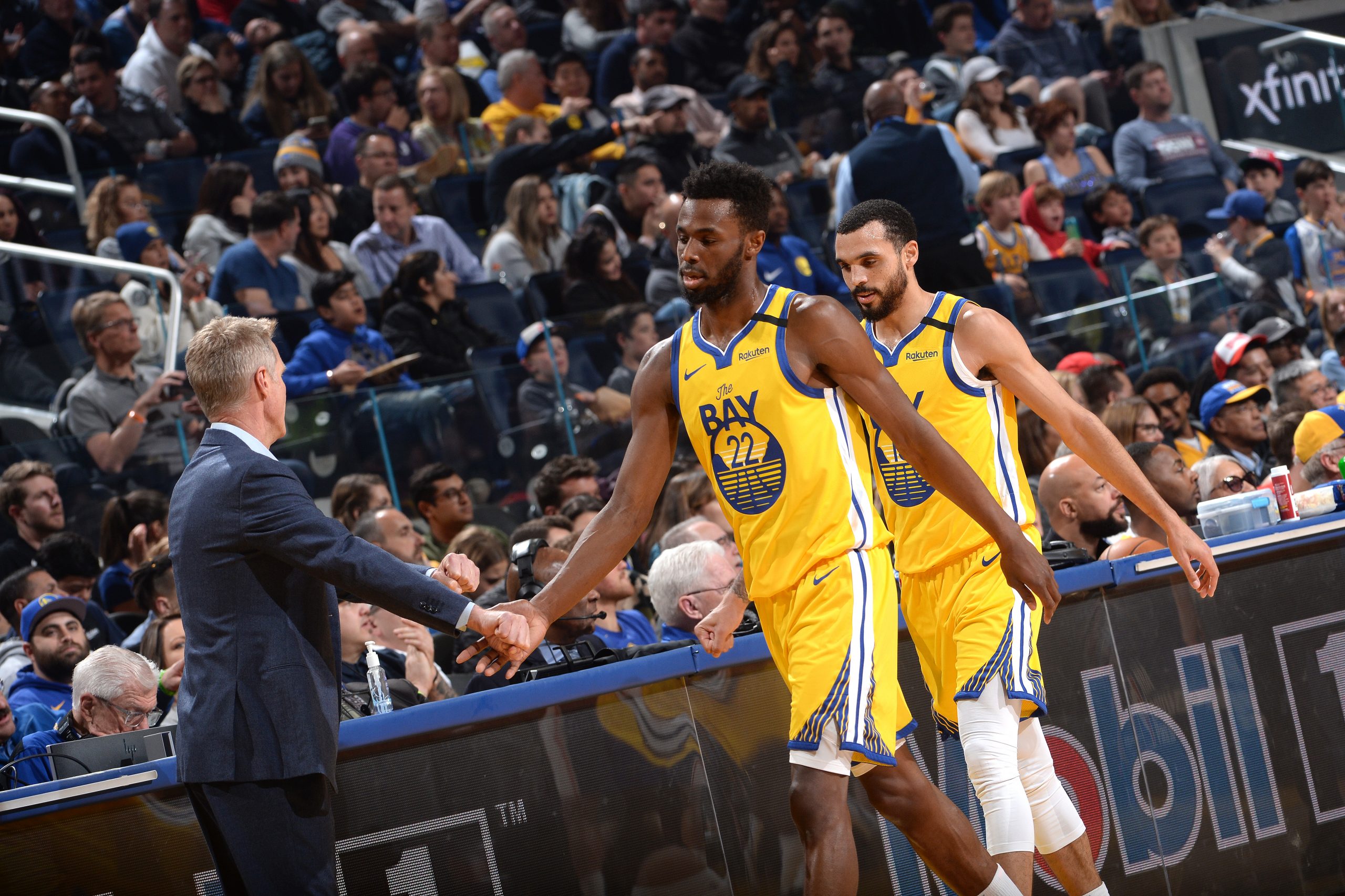 Andrew Wiggins of the Golden State Warriors