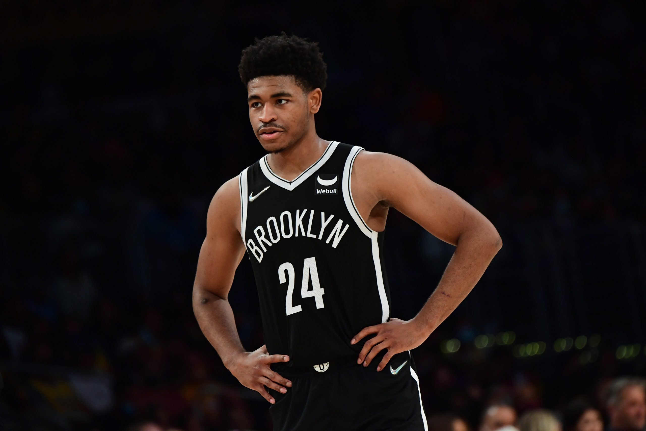 Cam Thomas of the Brooklyn Nets