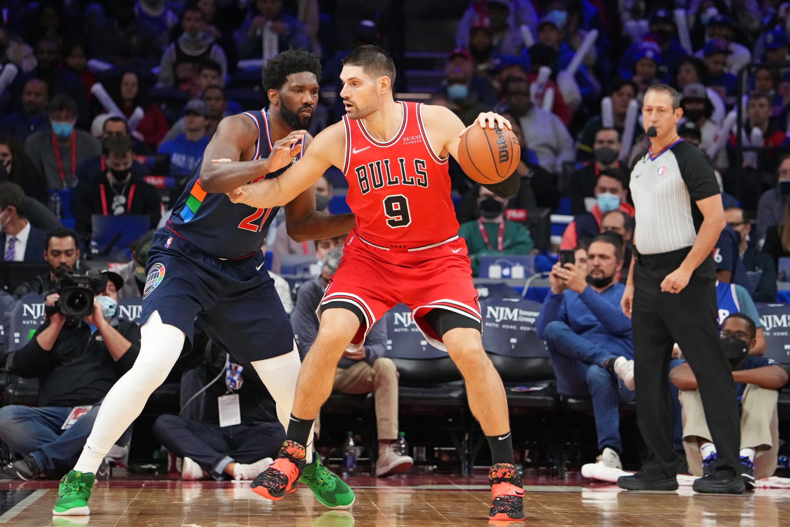 Nikola Vucevic of the Chicago Bulls