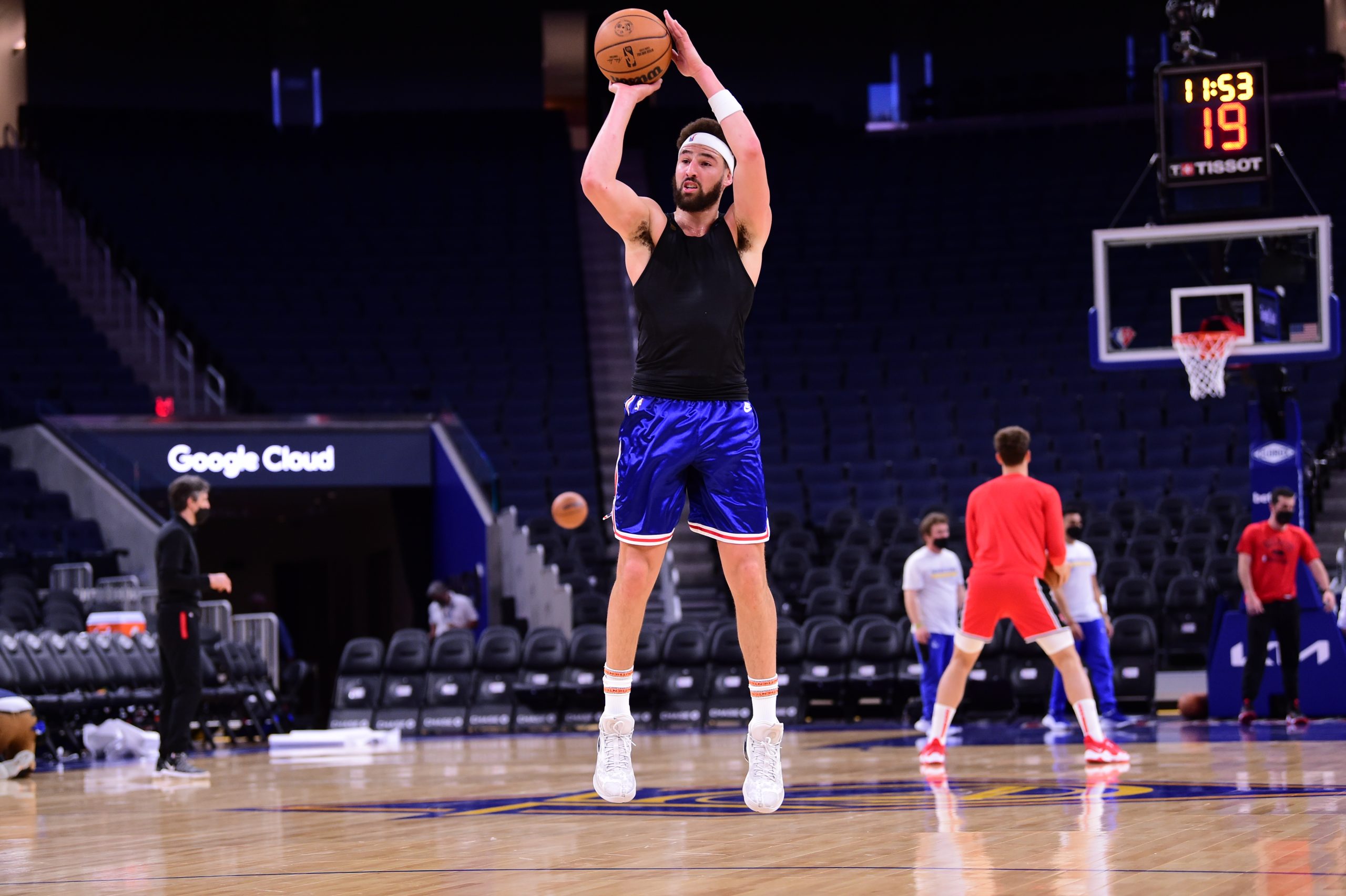 Klay Thompson of the Golden State Warriors