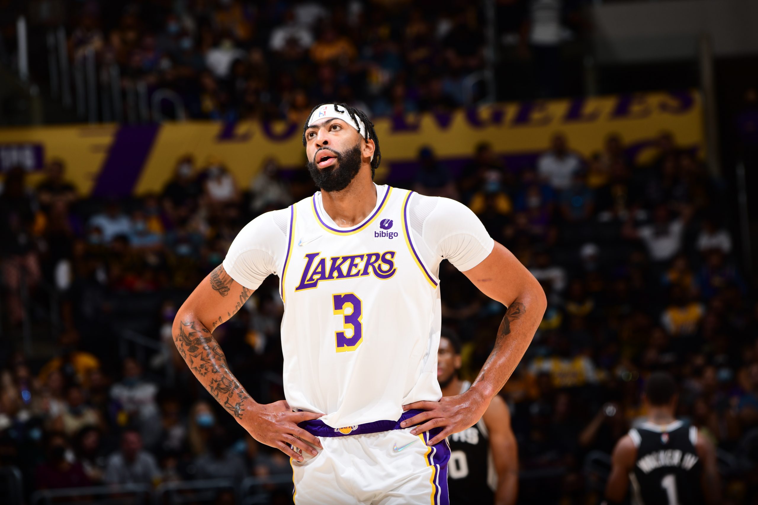 Anthony Davis of the Los Angeles Lakers
