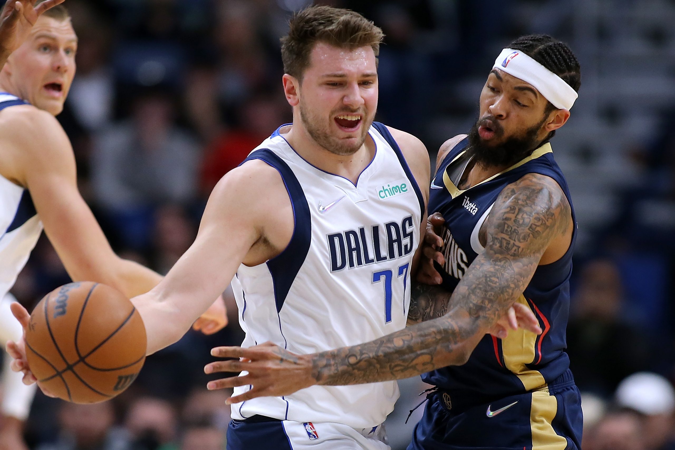 Luka Doncic of the Dallas Mavericks