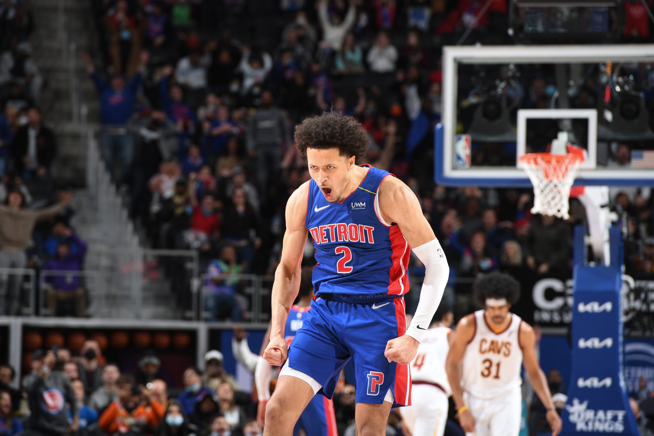 Cade Cunningham of the Detroit Pistons