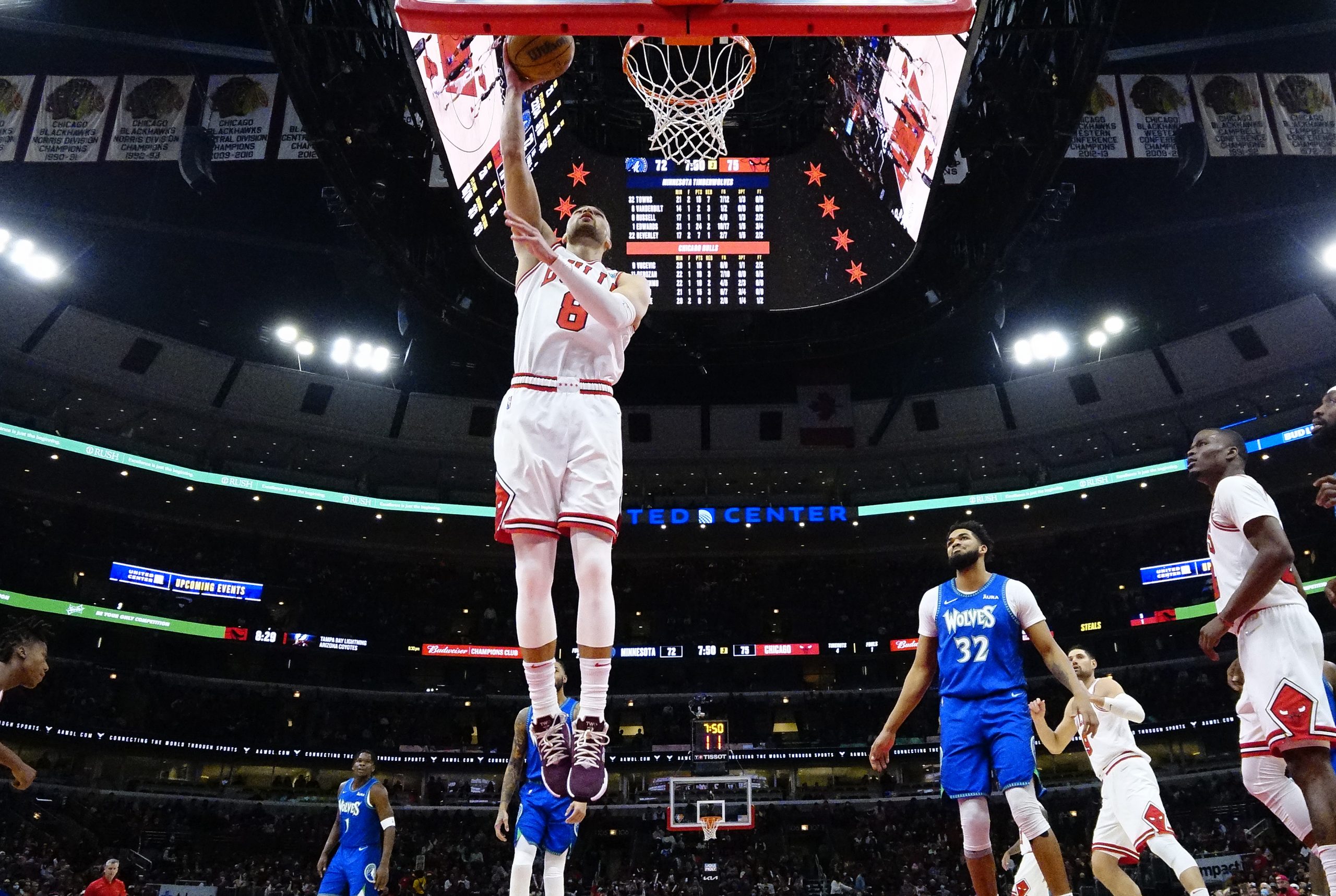 Zach LaVine of the Chicago Bulls