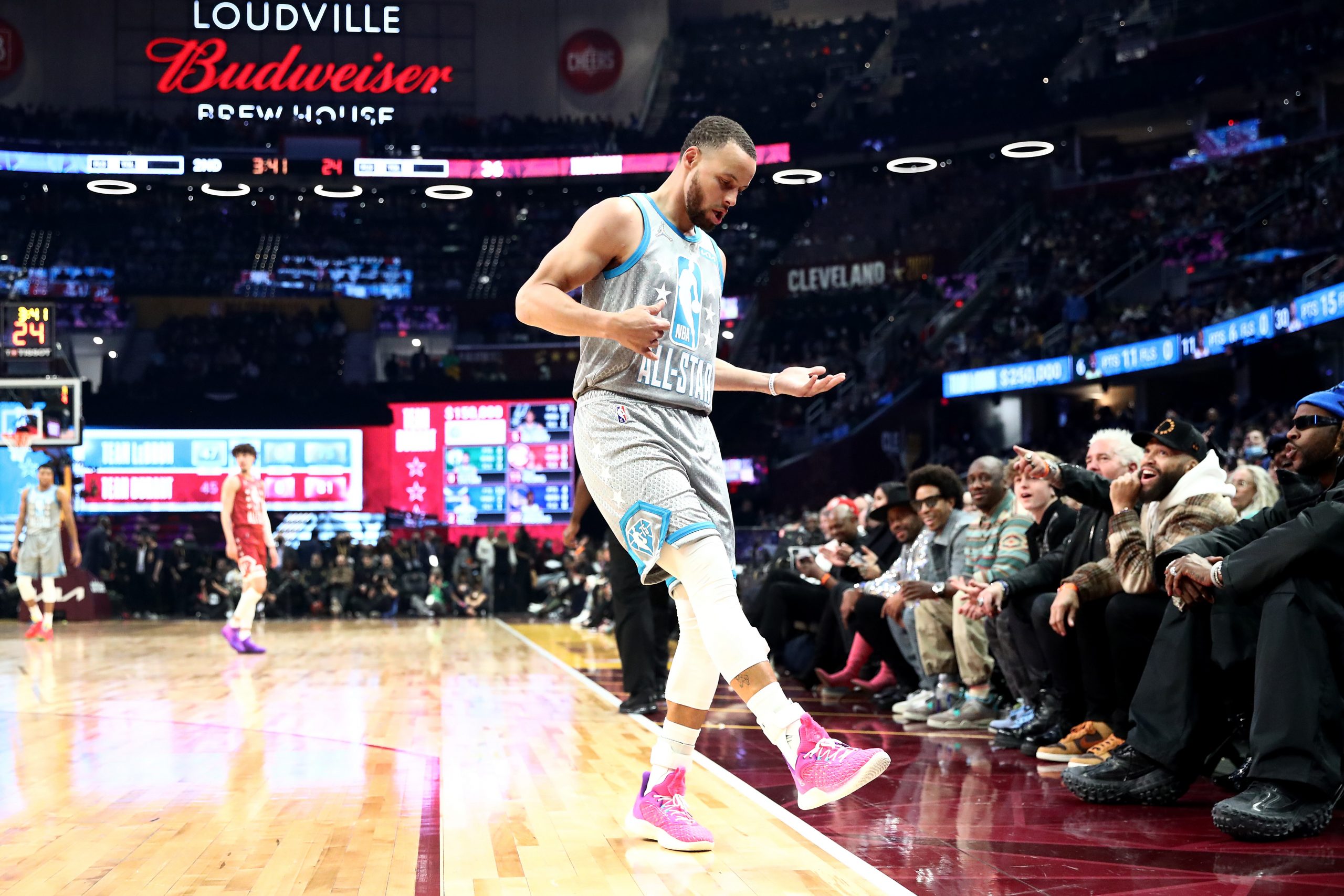 All-Star Steph Curry of the Golden State Warriors