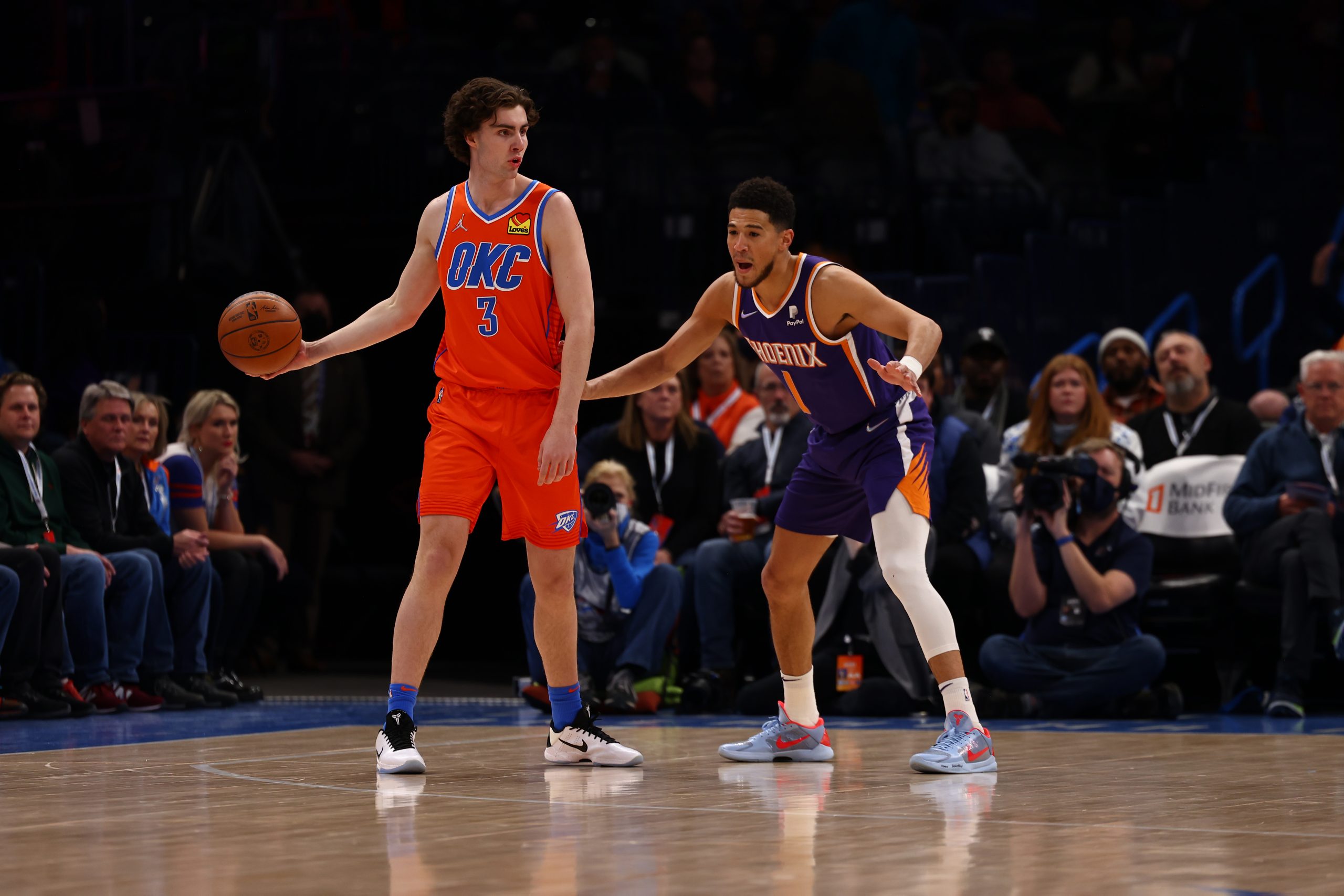 Josh Giddey of the Oklahoma City Thunder