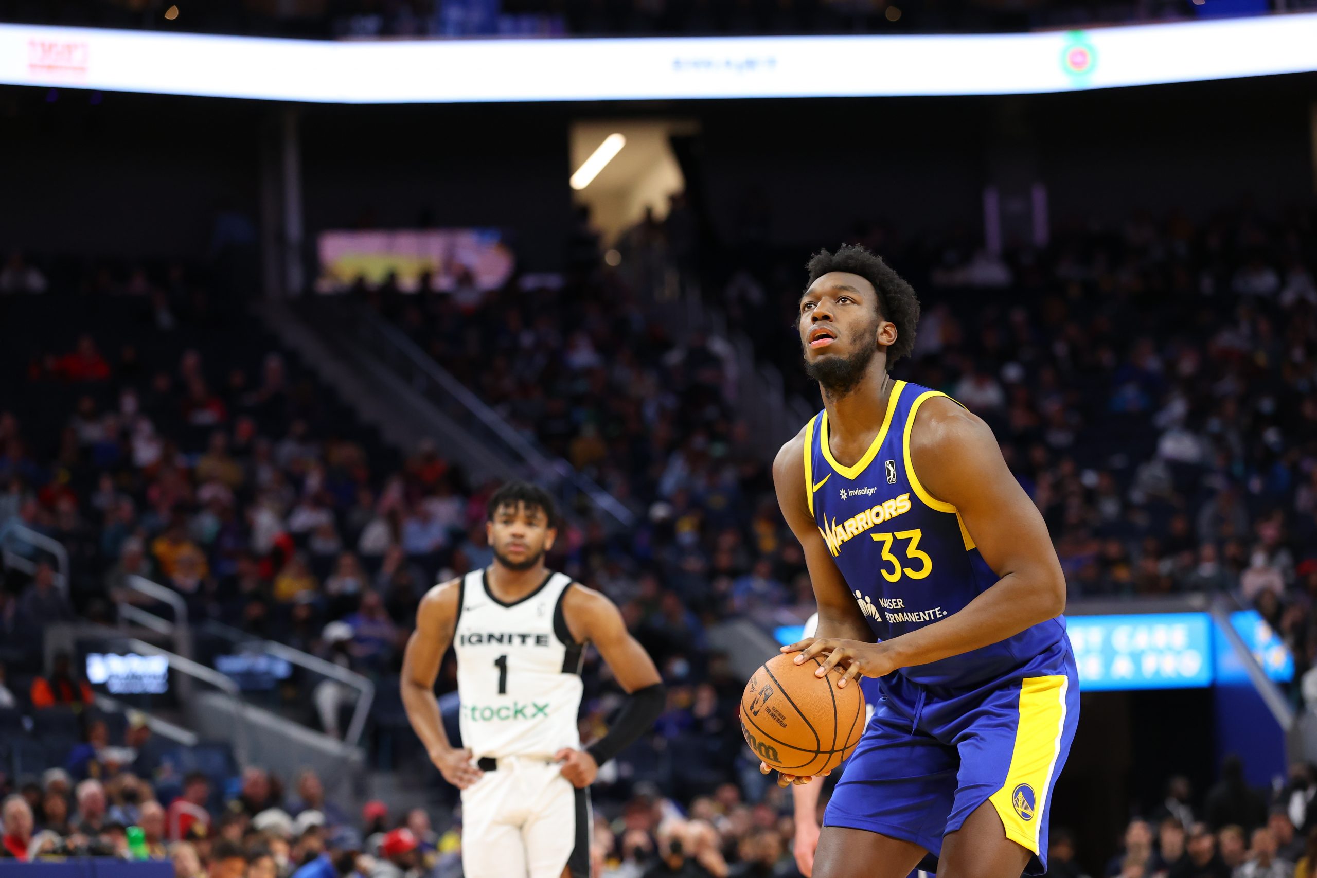 James Wiseman of the Golden State Warriors