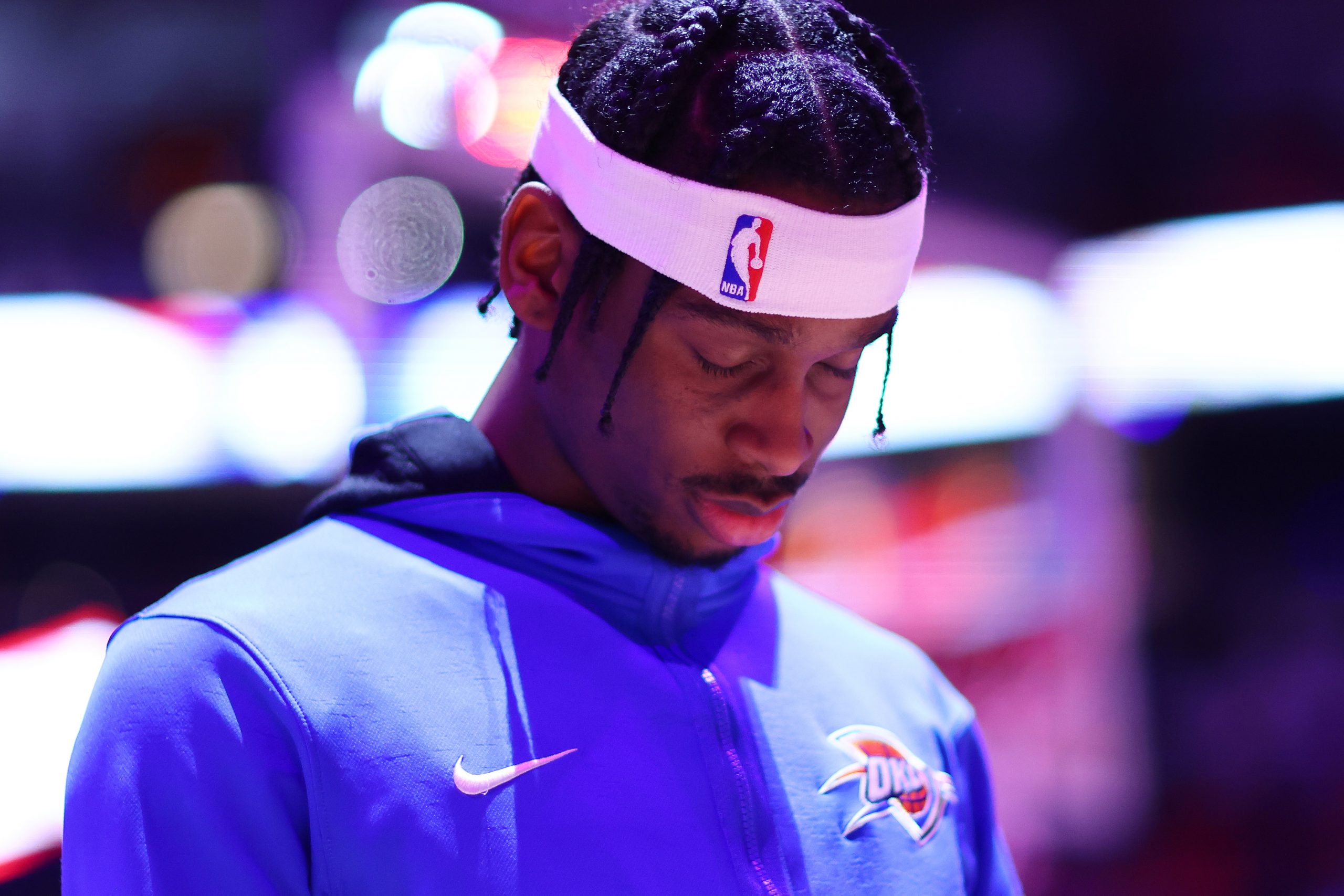 Shai Gilgeous-Alexander of the Oklahoma City Thunder