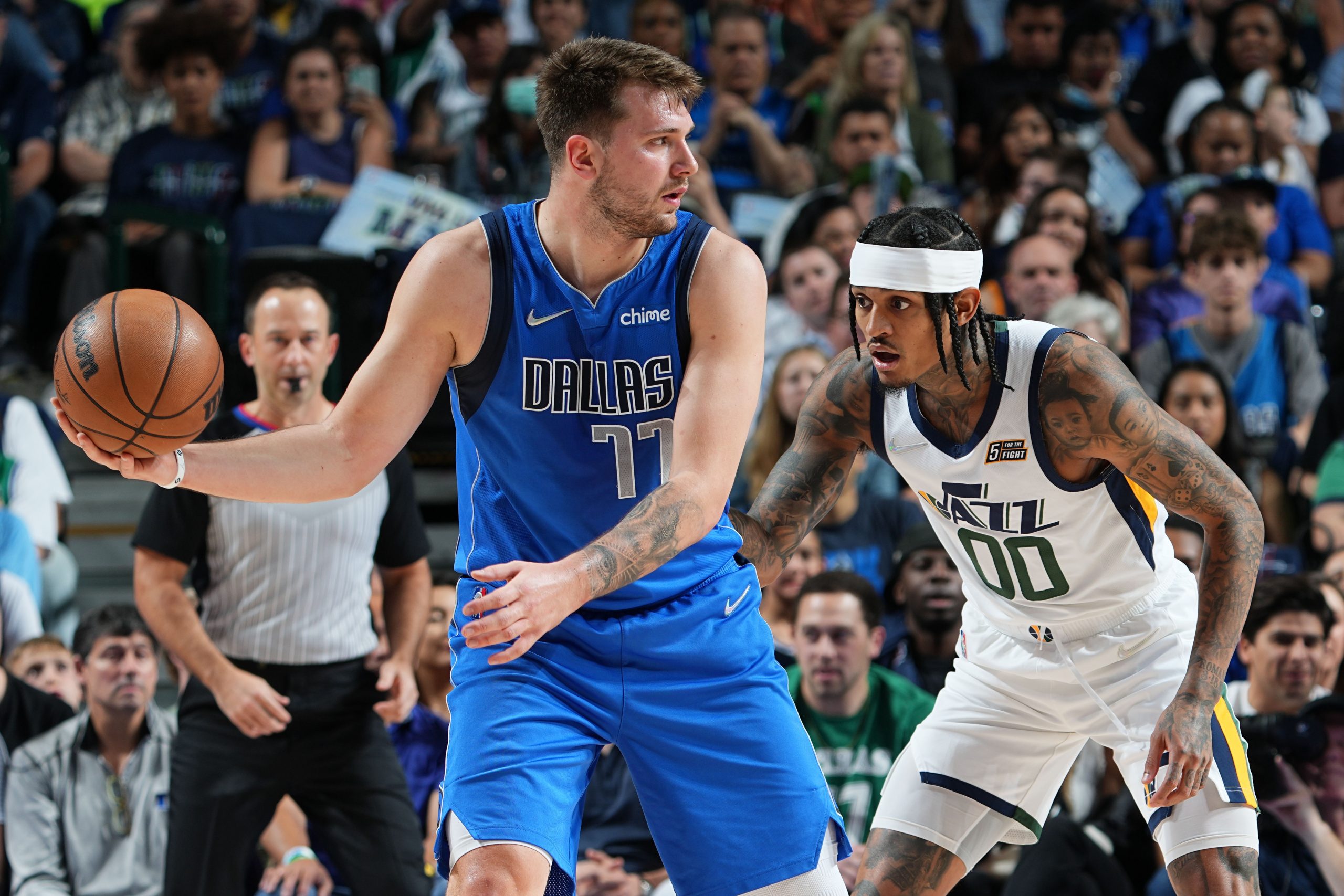 Luka Doncic of the Dallas Mavericks